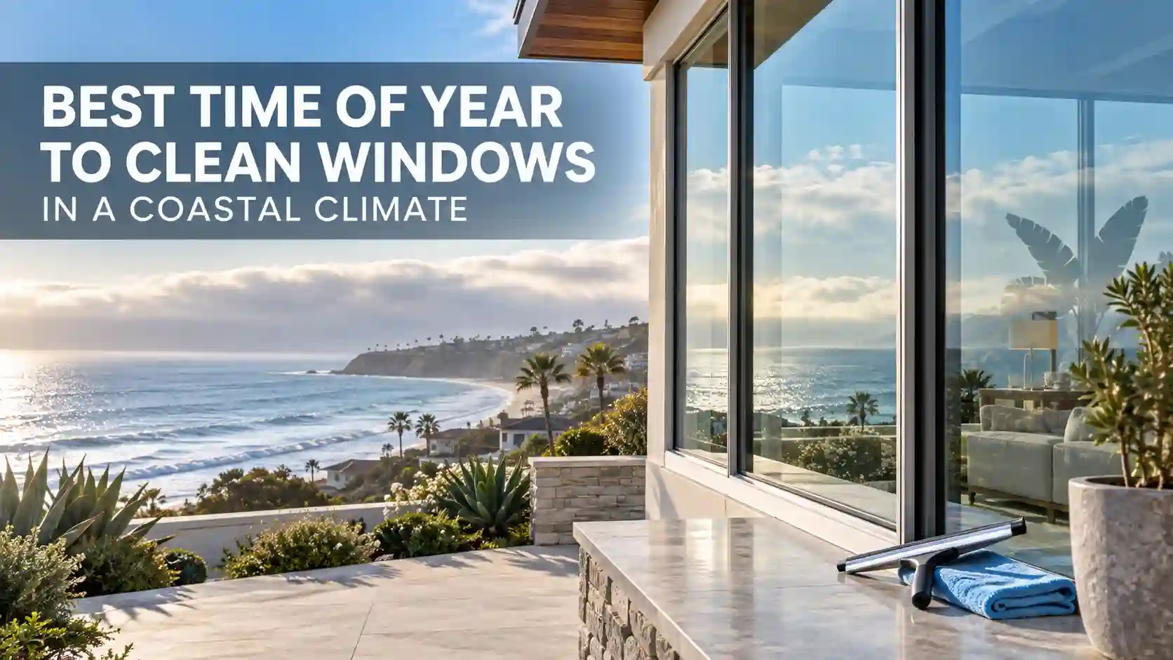 Best Time of Year to Clean Windows in a Coastal Climate