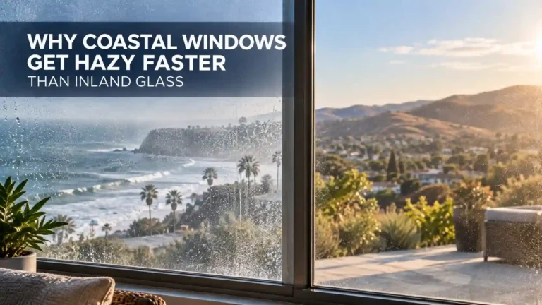 Why Coastal Windows Get Hazy Faster Than Inland Glass