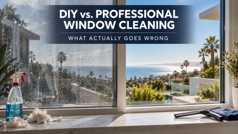 DIY vs. Professional Window Cleaning
